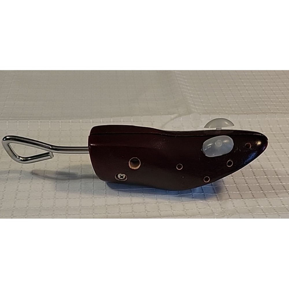 Vintage Wooden Shoe Stretcher Adjustable Boot Expander Metal Handle‎
